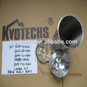 EXCAVATOR PARTS PC60-6 PC60-7 PC70-7 LINER KIT FOR 6204-31-2202 6206-38-2140 6204-31-2410 04065-03012 6207-72-12120