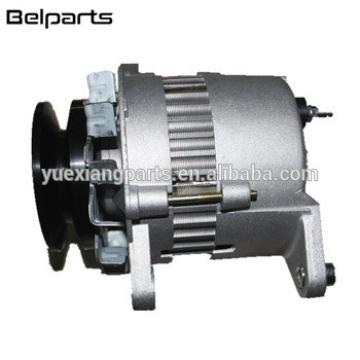 PC138US-8 PC130-8 PC78US-6 PC70-8 WA80-3 Excavator spare parts engine generator SAA4D95LE 600-861-3610 600861-6510 alternator