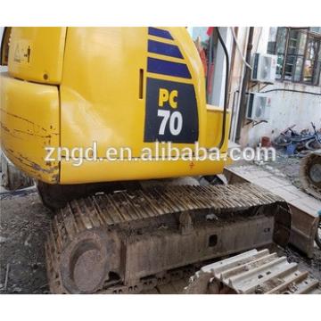 PC70 used earth moving machinery original Komatssuu PC70 mini excavator for sale