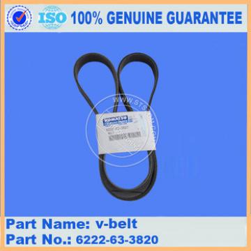 Competitive price excacator parts PC70-8 v-belt 04120-21767 genuine parts