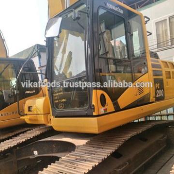 Low working hours used Japan Good quality Komatsu PC200-10 20 Ton crawler excavator