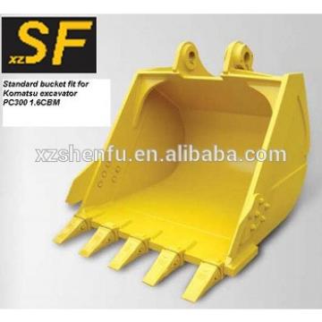 excavator general bucket fit for Komatsu excavator PC300 1.6CBM