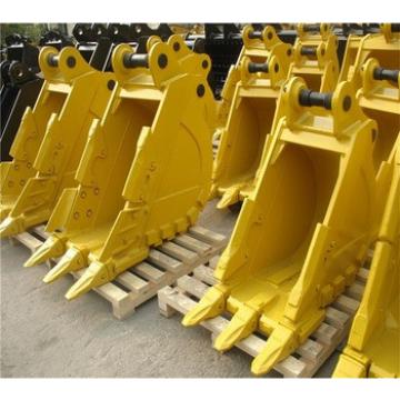 wholesale china machinery farming equipment spare parts 0.6m3 rock type bucket for excavator pc220 for stone on hot sale