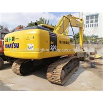 Komatsu PC200-7 crawler excavator in excellent working condition for sale