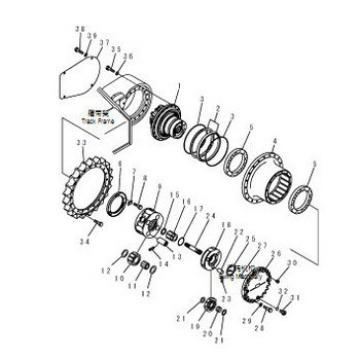 excavator parts final drive motor assy 708-8F-00250 , pc220-8 parts motor assy