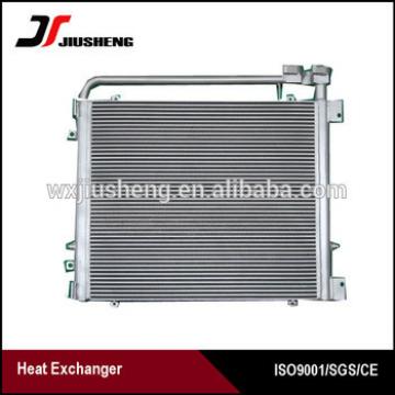 Customized aluminum air cooled oil cooler pc220-7 for excavator parts