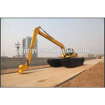 Long Arm , Long Boom , Amphibious Undercarriage PC220 Marsh Buggy Excavator , JYSL-350-3