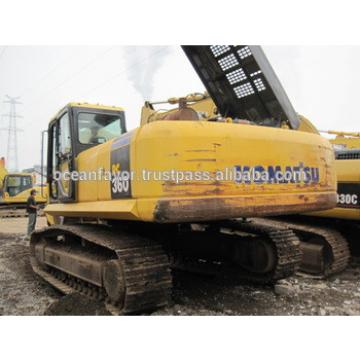 Japan used Komatsu PC360 crawler excavator, Komatsu PC300 PC360-6 PC360-7 PC360-8 excavator