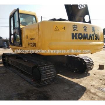 Used Japan Komatsu pc220 crawler excavator 22 ton PC220-6 escavator with good condition