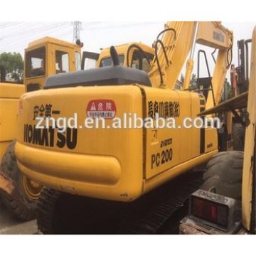 Hot sale good condition komat PC200-6 crawler excavator used komat PC200-5 PC200-7 PC200-8 PC220-6 PC220-7 hydraulic excavator