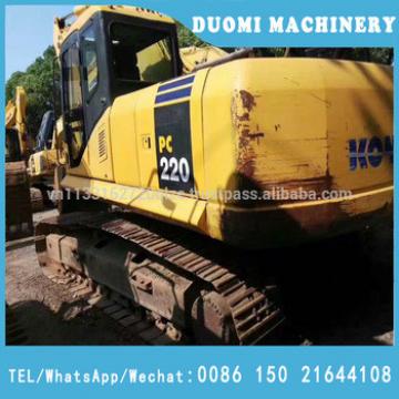 Used japan komatsu PC220 excavator/crawler used excavator hydraulic 22ton PC220-7 for sale