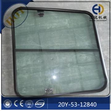 PC300-8 PC350-8 Excavator cabin door parts 20Y-53-12840 cab glass