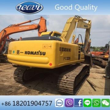 Good condition used PC220-6 crawler excavator