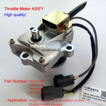 7834-40-2000 Throttle Motor excavator PC120-6 PC350-6 PC450-6 PC220-6