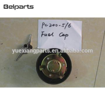 Excavator spare parts diesel fuel tank cover 20Y-04-11160 digger fuel tank cap for excavator PC200-5 PC200-6