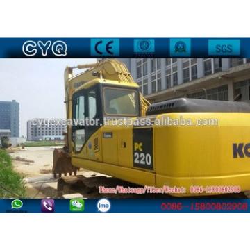 Used Komatsu PC220-7 hydraulic excavators for sale (whatsapp: 0086-15800802908)