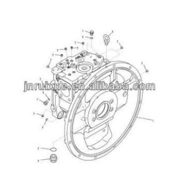 excavator pc220-8 parts 07002-61023 excavator main pump parts