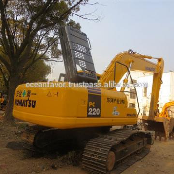 Low price Komatsu PC220-8 crawler excavator on sale, cheap PC220 Komatsu used in ShangHai