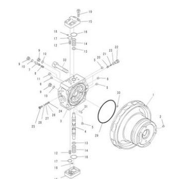 pc220-8 travel motor valve 708-8F-34120 excavator spare parts motor valve