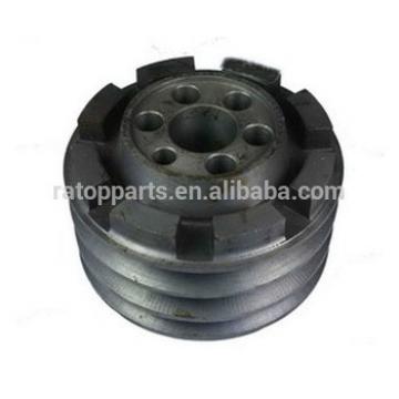 Reasonable price crankshaft pulley for excavator PC300-3 PC400 engine 6D125