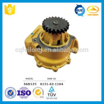 6D125 Water Pump Assy for Komatsu,6151-62-1104