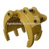 Q345B+NM400 Material Used Mini excavator grab bucket for PC300