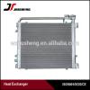 Customized aluminum air cooled oil cooler pc220-7 for excavator parts