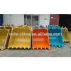 PC300-7 excavator standard bucket, heavy duty bucket and hard rock bucket