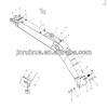 excavator pc220-8 parts 206-70-D2500 excavator boom #1 small image