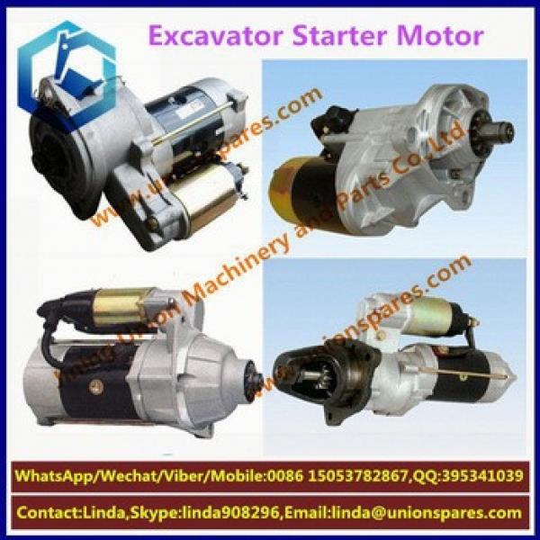 High quality For for komatsu 6D95 excavator starter motor engine PC150-3 PC200-5 6D95 electric starter motor #1 image