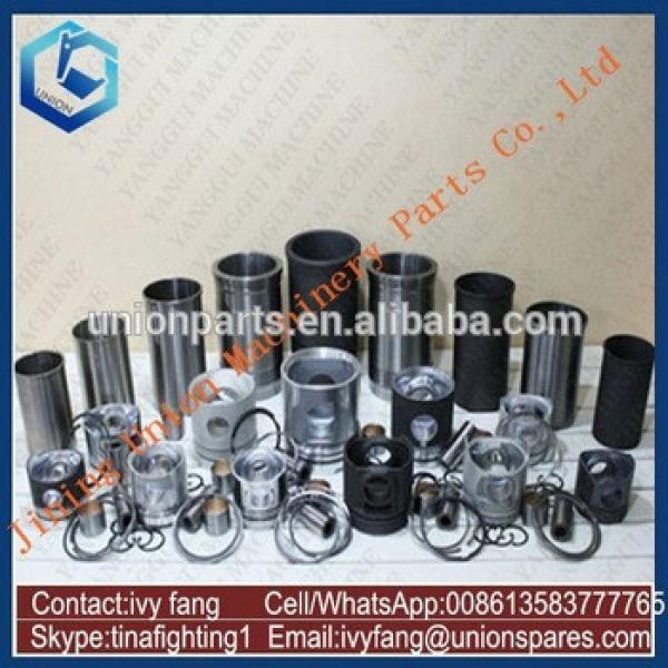 4D84 Engine Cylinder Liner Kit Piston Piston Ring for Komatsu Excavator PC40 #1 image