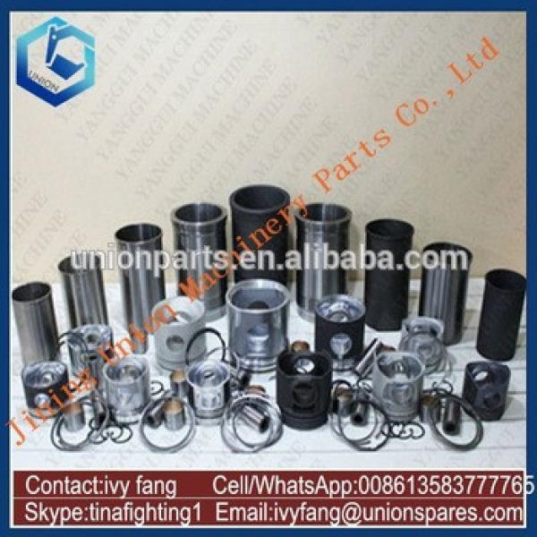 SAA4D95LE-3 Engine Cylinder Liner Kit Piston Piston Ring for Komatsu Excavator PC110-7 #1 image