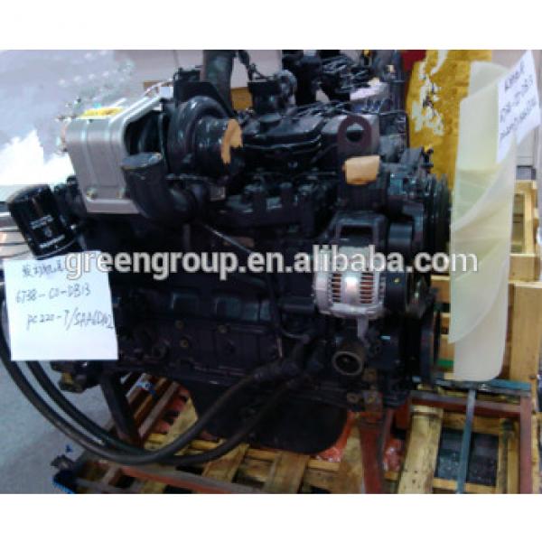 PC220-7 excavator engine ass&#39;y SAA6D102E-2,PC220-7 engine parts 6738-81-8191 6738-81-8190 7834-41-2002/7834-41-2001 600-625-7620 #1 image