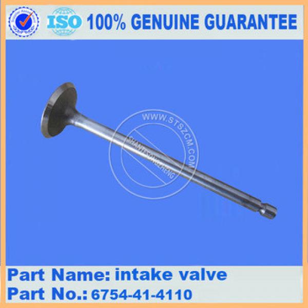 Hot sales PC110-7 excavator parts engine parts intake valve 6207-41-4130 #1 image