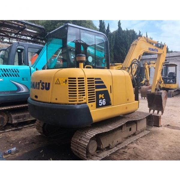 Fuel-efficient Komatsu Machine PC56 Excavator for sale , Used Komatsu Excavator at low working hours #1 image