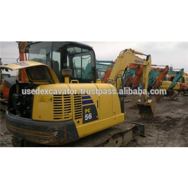 Komatsu PC56-7 excavator used mini Crawler excavator for sale #1 image