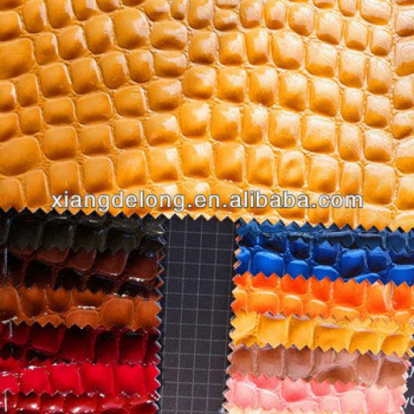 synthetic croc leather with good quality and design for bags and sofa #1 image