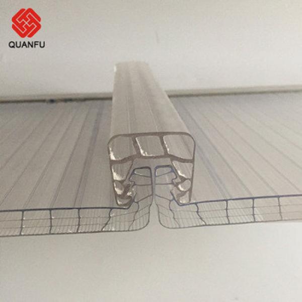 Customized Length18mm Polycarbonate U Lock Sheet System #1 image