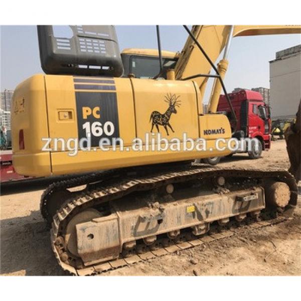 Used Komat PC160LC-7 Excavator, second hand Komat Used Excavator PC160LC-7 PC128US PC200-6 PC200-7 PC200-8 PC220-6 PC300-6 #1 image