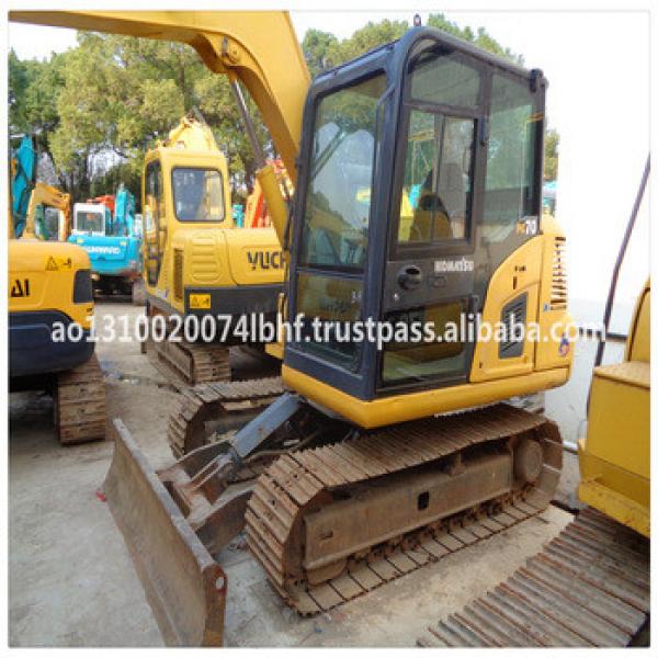 Used komatsu PC70 Excavator, good machine , komatsu PC70 we will selling of the low and cheaper price #1 image