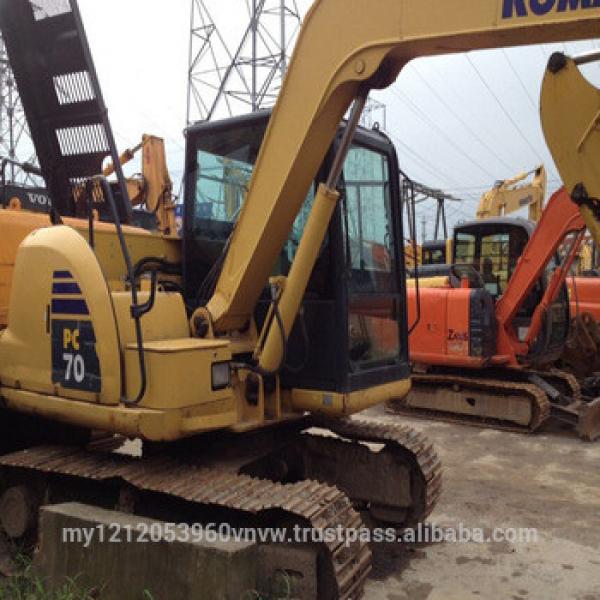 used komatsu pc70 pc70-8 excavator/used komatsu mini excavator pc70/mini digger pc70 #1 image