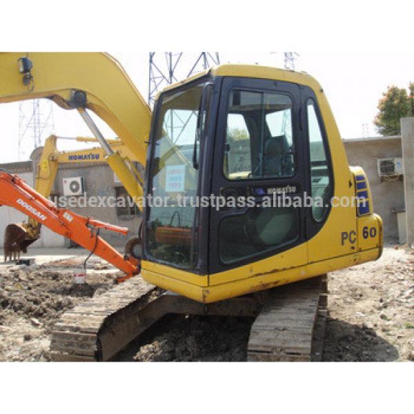 used komatsu pc60-7 excavator, japanese komatsu PC60 PC50 PC40 PC70 mini excavators #1 image