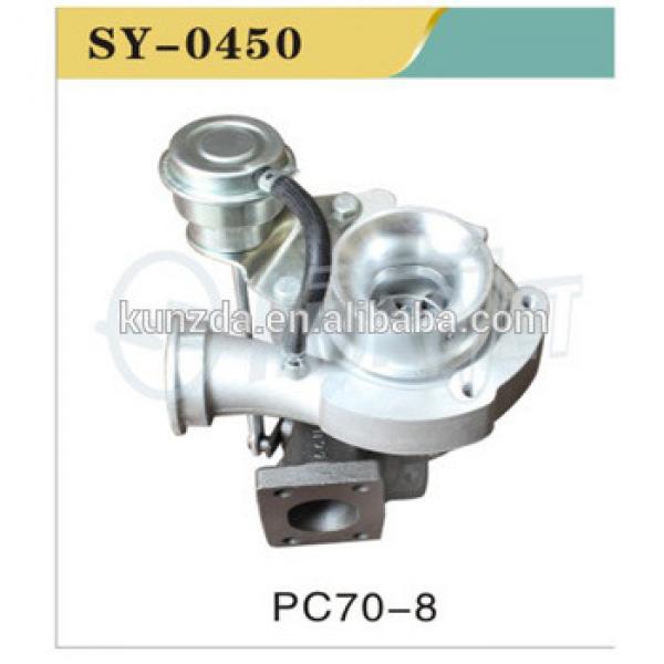 High quality excavator turbocharger PC70-8 Turbo engine 49377-01760 #1 image