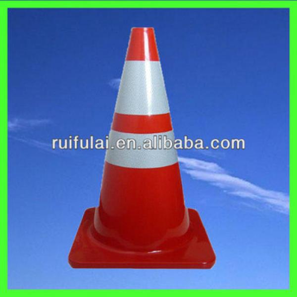 reflective high quality PVC road cones #1 image