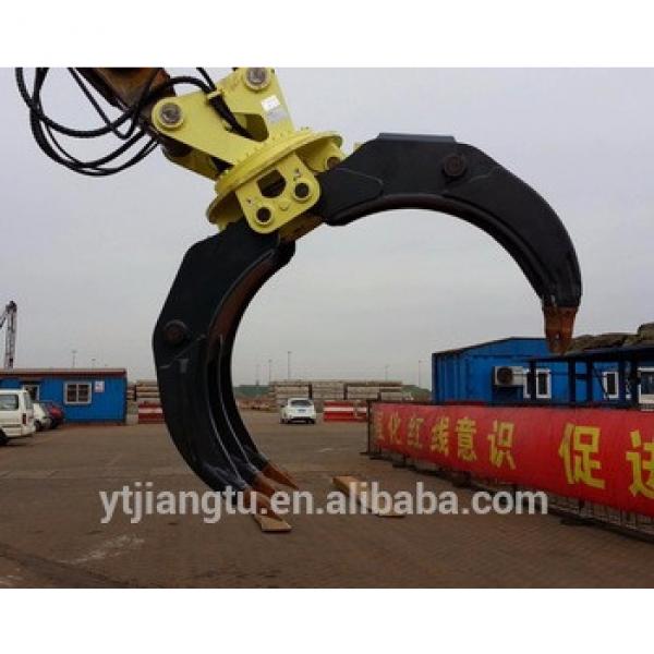 Excavator 360 degree rotatory wood grapple #1 image