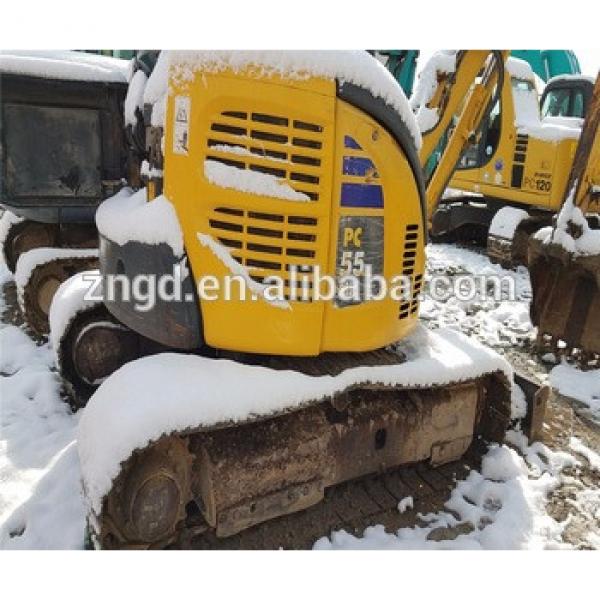 Used Mini Excavator Komatsuu PC55 Small Digger / PC18 PC35 PC40 PC55 PC50 Mini Digger #1 image