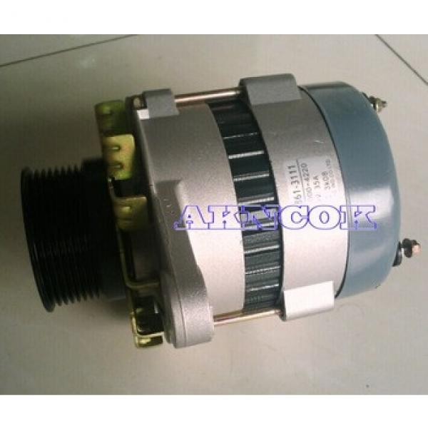 PC360-7 PC300-6 PC300-7 PC350-7 PC200-7 excavator engine alternator 6D114 6D108 600-861-3111 #1 image