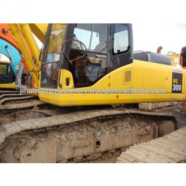 used japan Komatsu excavator PC300 Japanese crawler excavator good performance hot sale in Shanghai #1 image