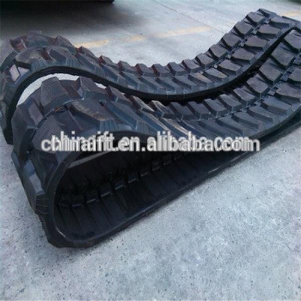 rubber tracks PC Mini excavator rubber tracks for undercarriage rubber track pad PC75 PC78 PC90 PC100 PC120 PC130 #1 image