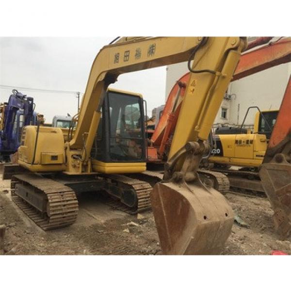 Small Size Digger Yellow Color PC60 6 Ton Used Excavator Komatsu #1 image